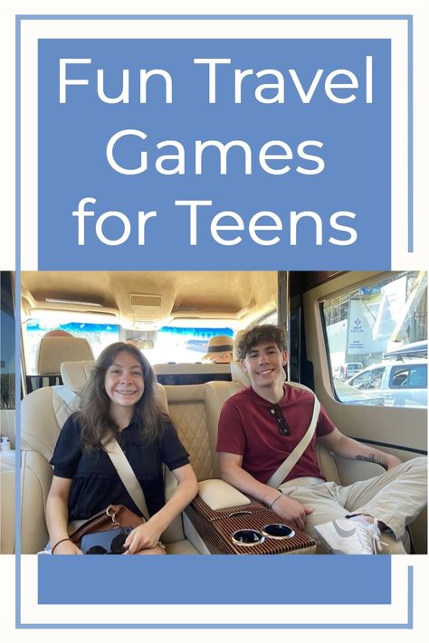 Car Ride Activities For Teens, Teen Road Trip Activities, Games For Road Trips, Car Games For Teens, Travel Games For The Car, Travel Games For Kids, Road Trip Games For Teens, Road Trip With Teens, Road Trip Activities For Teens