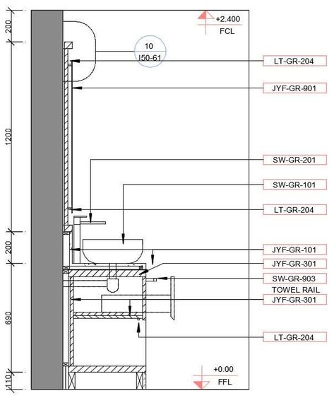 Drawer Section Detail Drawing, Bathroom Interior Drawing, Bathroom Section Drawing, Bathroom Details Drawing, Bathroom Elevation Drawing, Drawer Detail Drawing, Interior Details Drawing, Drawer Section, Drawer Detail