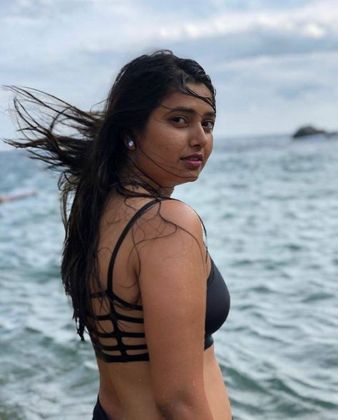 Image may contain: one or more people, ocean, sky, outdoor, closeup and water Prajakta Mali, Marathi Actress, Film World, Glamour Beauty, Bollywood Girls, Bra Panty, India Beauty, The Sea, Most Beautiful