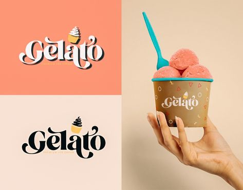 The project was made for a Ice Cream shop with a new logo design, all branding, and a fresh packaging design. brand identity, design, Food, ice cream, Ice Cream Packaging, ice cream shop, logo, Logo Design, package design, Packaging, Logo design, branding, illustration, and package design for a fictional coffee brand. Gelato Branding, Ice Cream Shop Logo, Fresh Packaging, Ice Cream Branding, Creative Ice Cream, Cream Branding, Ice Cream Logo, Ice Cream Packaging, Cream Packaging