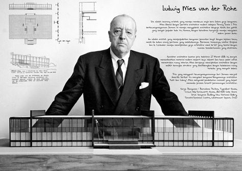 Ludwig Mies van der Rohe Mies Van Der Rohe Portrait, Designer Photoshoot, Famous Guys, Ludwig Mies Van Der Rohe, Inspiring People, Van Der Rohe, Mies Van Der Rohe, Interior Designing, Famous Men