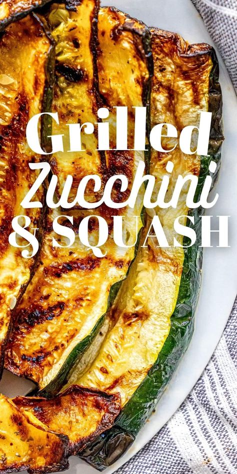 Yellow Zucchini Recipes, Grilled Zucchini And Squash, Grilled Zucchini Recipes, Grilled Squash, Zucchini And Squash, Grilled Vegetable Recipes, Summer Squash Recipes, Yellow Squash Recipes, How To Cook Zucchini