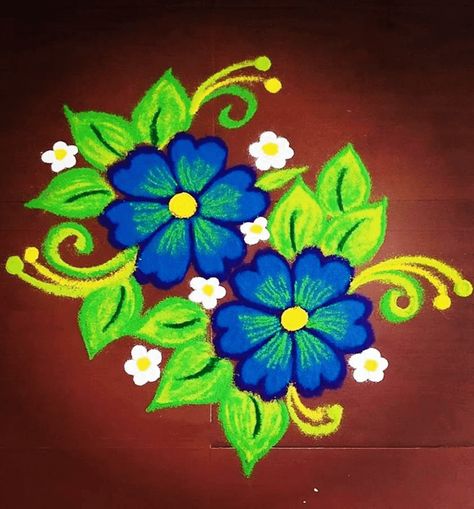 Colour Kolam Design, Pongal Kolam Design, Pongal Rangoli Design, Rangoli Idea, Art Rangoli, Colour Kolam, Colour Rangoli, Pongal Rangoli, Rangoli Designs For Competition