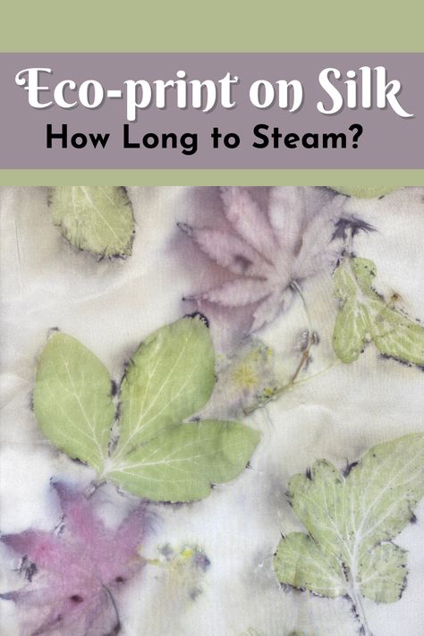 How Long do I Steam Eco-printed Silk? — carol ann webster Eco Printing Textiles, Eco Print Scarf, Eco Dyeing Fabric, Natural Dyeing Techniques, Unconventional Materials, Fabric Dyeing Techniques, Natural Dye Fabric, Eco Dyeing, Art Therapy Projects