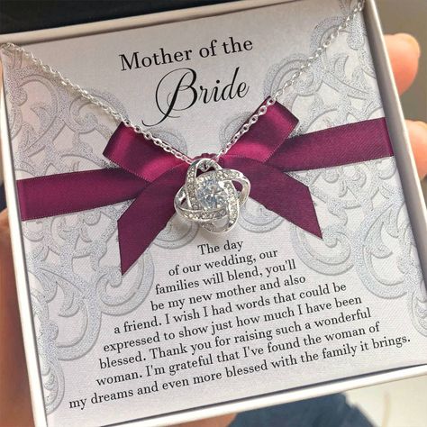 🎉 It's the big day! 💍 Time to celebrate the love and union of two families becoming one. 💕 Show your mother-in-law how much she means to you with this beautiful Love Knot Pendant Necklace. 👰🏻‍♀️💐 Let her know that our families will blend together seamlessly, just like the intertwining love between you and your partner. 💞 #MotherOfTheBride #WeddingDayGift #LoveKnotNecklace #FamilyLove #MotherInLawGift #BlendedFamilies #InLaws #NewFamily #WeddingDay #LoveWins #ForeverAndAlways Shop Now https://... The Woman Of My Dreams, Woman Of My Dreams, Bonus Dad Gifts, Nephew Gifts, Goddaughter Gifts, I'm Grateful, Pilot Gifts, Moon Gifts, Mother In Law Gifts