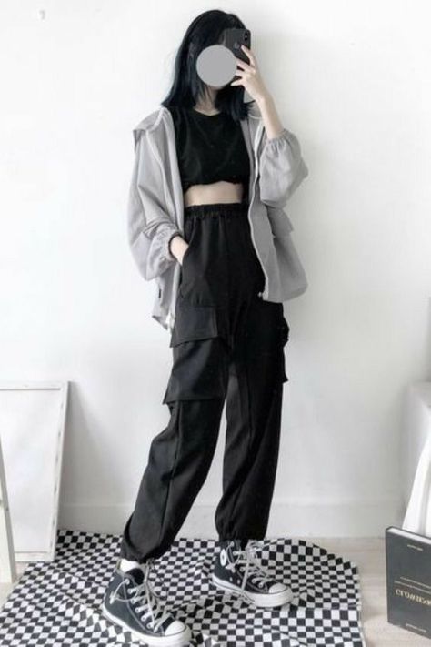 Outfit Ideas Korean Dress, Outfit Ideas Korean, Korean Outfit Street Styles, Korean Casual Outfits, 90s Fashion Outfits, Tomboy Outfits, Tomboy Style Outfits, Korean Girl Fashion, Tomboy Fashion