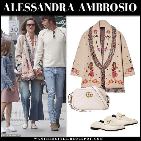 Alanui Street Style, Bohemian Beige Embroidered Cardigan, White Embroidered Cardigan, Beige Embroidered Cotton Cardigan, Winter Cream Embroidered Cardigan, Cream Cardigan Outfit, Vintage Embroidered Cream Cardigan, Loafers Fashion, Cardigan Jeans