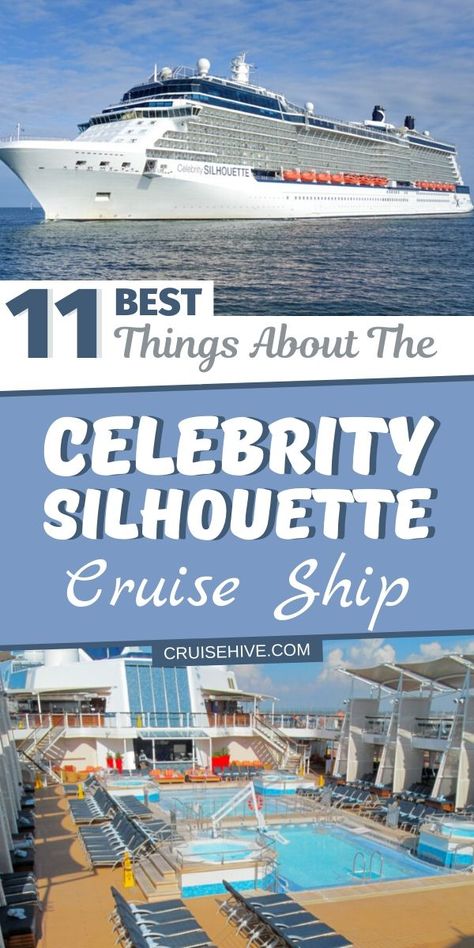 Things to know about the Celebrity Silhouette cruise ship operated by Celebrity Cruises. Features and stats to know before your cruise vacation. #cruise #cruiseship #cruises #cruisevacation #celebritycruises #cruisehive Celebrity Silhouette Cruise Ship, Celebrity Cruise Hacks, Borscht Belt, Celebrity Cruise Line, Celebrity Cruise Ships, Celebrity Silhouette, Cruising Tips, Cruise Tips And Tricks, Cruise Secrets