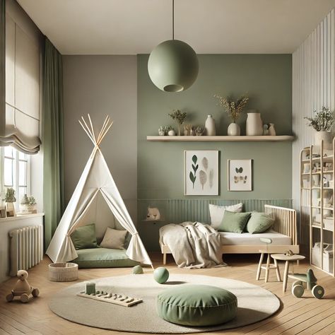 Light Green Kids Room, Kids Bedroom Inspiration, Kids Interior Room, Kids Room Inspiration, Apartment Furniture, Baby Bedroom, Kids Interior, Toddler Room, Baby Boy Rooms