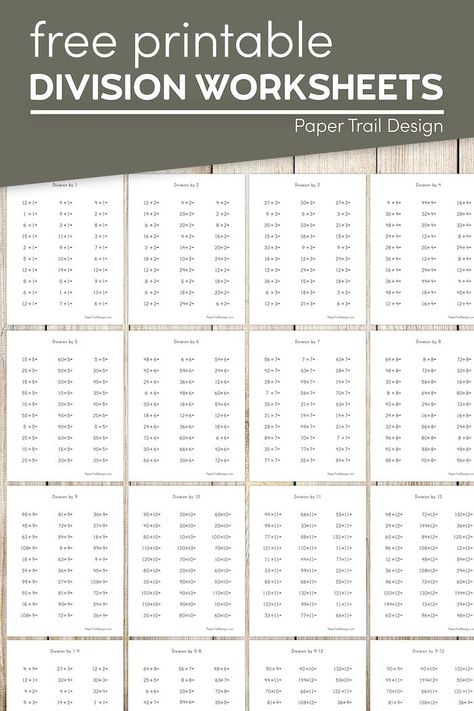 Math Worksheets 3rd Grade Free Printable Division, Free Division Printables, 5th Grade Division Worksheets, Free Division Worksheets, Easy Division Worksheets, 4th Grade Division Worksheets, Division Worksheets 4th Grade, Division Worksheets 3rd Grade, Third Grade Division Worksheets