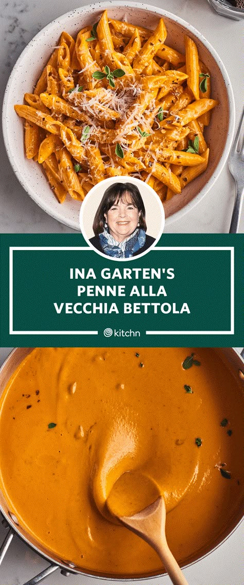 Ina Garten Pasta Recipes, Best Vodka Sauce, Penne Vodka Sauce, Best Vodka, Vodka Sauce Recipe, Penne Alla Vodka, Vodka Pasta, Alla Vodka, Ina Garten Recipes