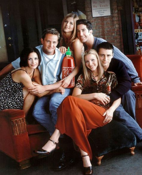 If Our Favorite Sitcom Casts Reunited, What Food Would They Hawk? - Bon Appétit Friends Reunion, Ace Ventura, Courtney Cox, Matt Leblanc, David Schwimmer, Friends Cast, Ross Geller, Friends Season, Joey Tribbiani