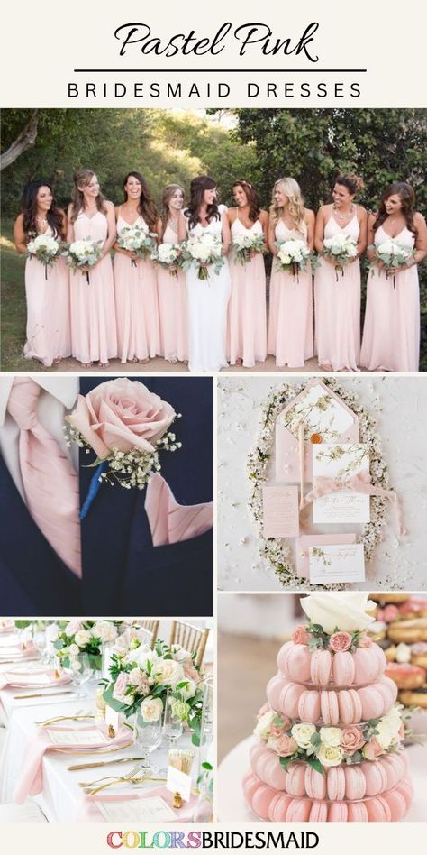 astel pink bridesmaid dresses on sale under $100, in 600+ custom-made styles and all sizes, navy groomsmen suit pastel pink tie and corsage, pastel pink wedding macaroon, pastel pink napkin and white flower and greenery centerpieces, pastel pink wedding invitation. #colsbm #bridesmaids #bridesmaiddresses #weddingideas #pastelpinkwedding #weddinginvitation #weddingmacaroon #tieandcorsage #weddingcenterpieces #pastelpinkdress b2158 Bridesmaid Dresses Pastel, Pastel Pink Bridesmaid, Macaroons Wedding, Pastel Pink Bridesmaid Dresses, Pastel Pink Wedding, Greenery Centerpieces, Navy Groomsmen, Dresses Pastel, Pastel Pink Weddings