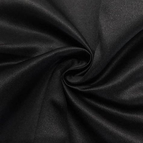 Black Bridal Satin Fabric,  Silky Poly Heavy Weight Wedding Dress Drapery By The Yard-SBB Hewn City, Duchess Fabric, Satin Fabrics, Costume Making, Tennis Bag, Festival Skirts, Final Exam, Black Bridal, Dresses Unique