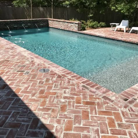 Rectangle Pools, Swimming Pools Backyard Inground, Rectangular Pools, Stone Pool Deck, Pool Makeover, Pool Paving, Rectangle Pool, Stone Pool, Pools Backyard Inground