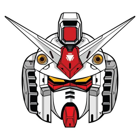 Gundam Logo Design, Gundam Head Design, Gundam Head Art, Gundam Graphic Design, Gundam Profile Picture, Gundam Tattoo Design, Gundam Face, Gundam Helmet, Gundam Tattoo