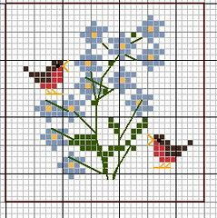 Tiny Cross Stitch, Small Cross Stitch, Pola Kristik, Cross Stitch Patterns Flowers, Cross Stitch Heart, Cross Stitch Bird, Cross Stitch Bookmarks, Mini Cross Stitch, Cute Cross Stitch