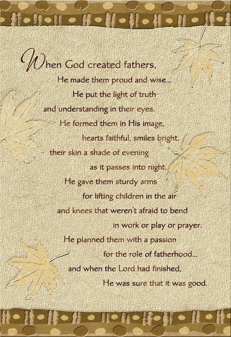 Happy Father's Day to all those that have that title & are being one, whether biological or otherwise - you are appreciated!