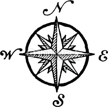 Pirate Compass, Simple Compass, Best Compass, Compass Drawing, Compass Rose Tattoo, Mnemonic Devices, Mariners Compass, Compass Design, Compass Rose