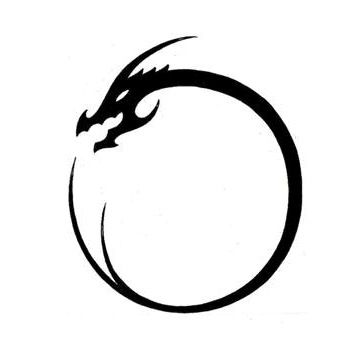 Initial 27 Dragon Tattoo Circle, 95 Tattoo, Celtic Dragon Tattoos, Printable Tattoos, Dragons Tattoo, Small Dragon Tattoos, Tattoos Pictures, Celtic Dragon, Dragon Tattoo Designs