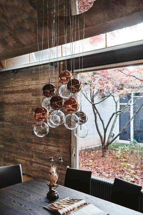 Apollo Ceiling Lamp by Cattelan Italia Copper Pendant Lamp, Dynamic Composition, Modern Ceiling Lamps, Cattelan Italia, Globe Lamps, Murano Chandelier, Glass Ceiling Lamps, Blown Glass Pendant, Globe Pendant Light