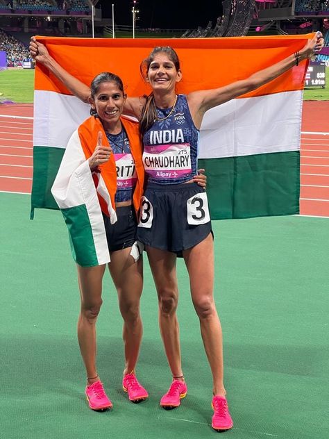 Parul Chaudhary and Priti Women Athletes, 3000m, Athletic Women, The First, Clock, India, Collage, Pins, Quick Saves