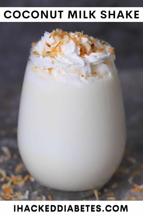 Coconut Milk Shake, Coconut Milk Protein Shake, Coconut Shake Recipes, Coconut Milk Drinks Healthy, Psyllium Husk Recipe Drink, Keto Coconut Milk Recipes, Coconut Milk Recipes Drink, Drinks With Coconut Milk, Milk Drink Recipes