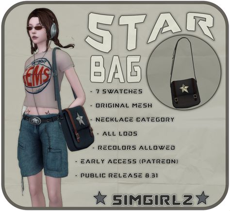 Sims 4 Messenger Bag Cc, Sims 4 Cc Crossbody Bag, The Sims 4 Cc Accessories Bag, Sims4 Bag Cc, Ts4 Bag Cc, Sims 4 Cc Bags Patreon, Sims 4 Crossbody Bag, Sims 4 Shoulder Bag, Bags Sims 4 Cc