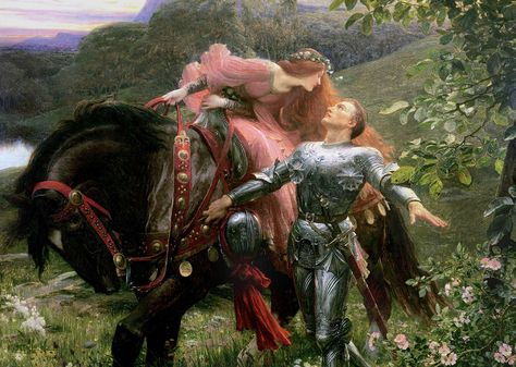 Romantic Paintings Romanticism, Middle Ages Paintings, Medieval Romance Aesthetic, Rennaisance Paintings Art, Medieval Core, Medieval Painting, Medieval Era, Pre Raphaelite Art, Medieval Aesthetic