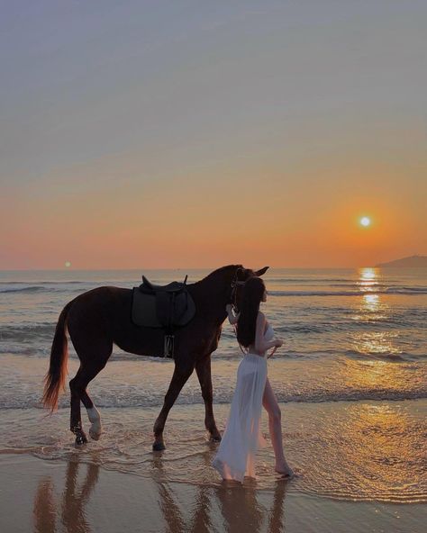 Beach Horseback Riding, Horse Photography Poses, Horsey Life, Pinterest Summer, Animals Horse, Debut Photoshoot, Horseback Riding Outfits, Cute Disney Pictures, Summer Nature