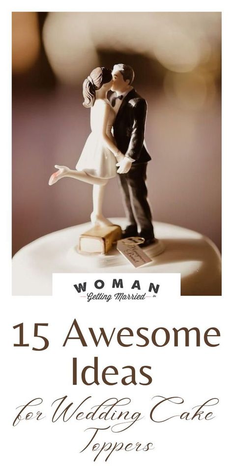 Fun Cake Toppers Wedding, Unique Wedding Toppers, Wedding Cake Topper Ideas, Cake Samples, Unusual Wedding Cakes, Perfect Wedding Cake, Funny Wedding Cakes, Small Wedding Cakes, Individual Cakes