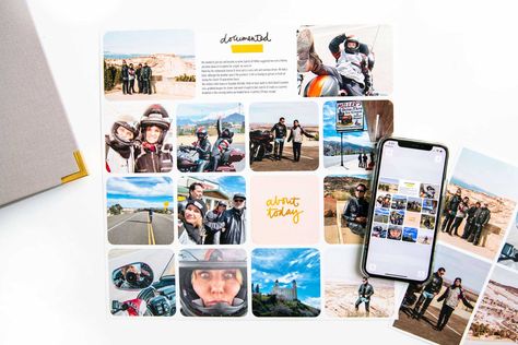 How to Print Project Life App Pages Project Life Baby, Instagram Calendar, Project Life App, Printing Photos, Hardcover Photo Book, Heart Collage, Event Favors, Life App, Custom Journals