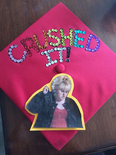 Sharply Evans Graduation Cap, Justin Bieber Graduation Cap, Grad Cap Hacks, Glee Graduation Cap Ideas, High School Graduation Cap Designs Funny, Grad Cap Designs Funny, Highschool Cap Ideas, Funny Grad Caps High School, Tv Show Graduation Cap