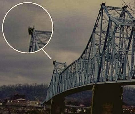 Mothman Sightings Leave Residents on Edge - Slapped Ham Mothman Sightings, Cryptid Academia, Cryptid Hunter, Cryptidcore Aesthetic, Point Pleasant West Virginia, Cryptid Core, The Mothman, Moth Man, Paranormal Photos