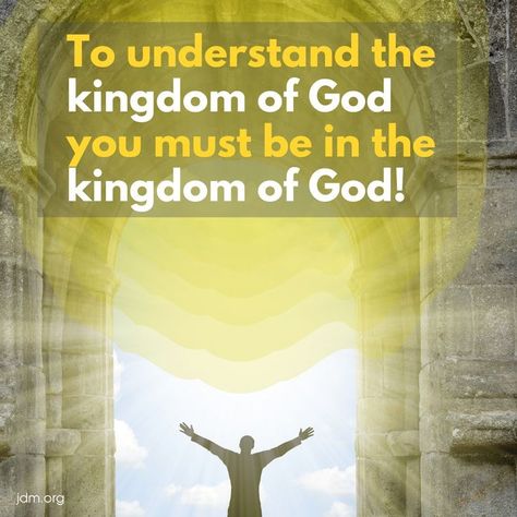 To understand the Kingdom of God, you must be in the Kingdom of God. Seeking First The Kingdom Of God, Jesus Paid It All, Kingdom Of God, Study Scripture, Bible Love, Christian Pictures, Christian Love, Kingdom Come, Jesus Christ Images