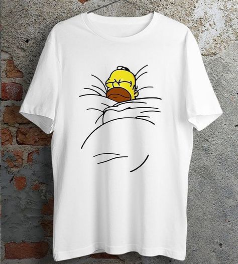 Simpson Funny, Simpsons Funny, Simpsons T Shirt, The Simpson, Cartoon T Shirt, Homer Simpson, Cartoon T Shirts, Funny Cartoon, Direct To Garment Printer