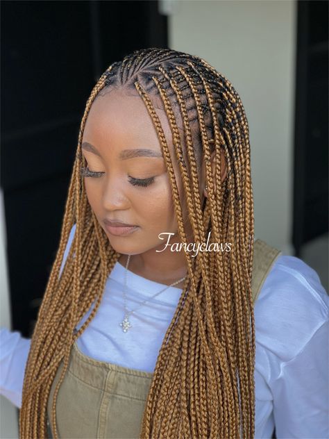 Cornrow And Singles Hairstyles, Half Down Cornrows, Half Cornrow Half Single Braids, Half Singles Half Cornrows, Carrot With Singles At The Back Hairstyle, Half Cornrows Half Box Braids Hairstyles, Halfway Cornrow Hairstyles, Blonde Fulani Braids Hairstyles, Half Carrot Half Singles Hairstyles