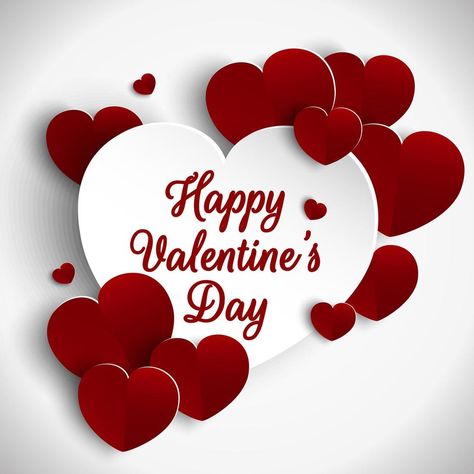 Valentines day background with cut paper heart Happy Valentines Day Family, Happy Valentines Message, Valentine Messages For Boyfriend, Citation Saint Valentin, Valentine Week, Happy Valentines Day Pictures, Cinderella Characters, Valentines Day Memes, Valentines Memes