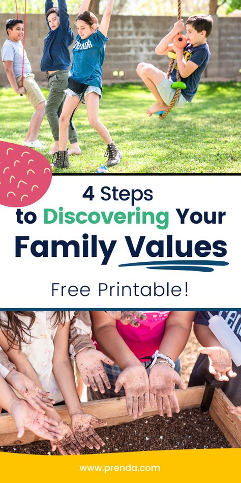 kids hands and kids swinging on a slack line at a microschool Values Activity, Classroom Values, Values Examples, Personal Core Values, Free Family Printables, Family Printables, Values List, Pinterest Guide, Family Bonding