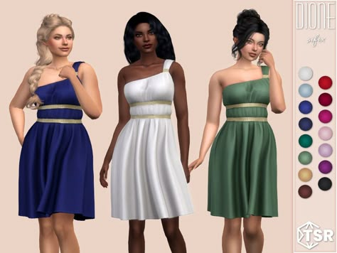 Ancient Greece Clothing, Sims 4 Wedding Dress, Sims Challenge, Carolina Dress, Eden Dress, Alexis Dress, Kate Dress, Eliza Dress, Sims 4 Downloads