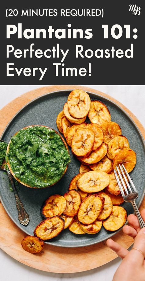 Roasted Plantains, How To Cook Plantains, Crossfit Diet, Picadillo Recipe, Plantain Recipes, Vegan Summer Recipes, Habanero Hot Sauce, Ripe Plantain, High Protein Vegan Recipes