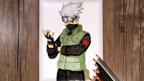 In this tutorial, I will show you how to draw Kakashi Hatake with colored pencils. #Kakashi_Hatake #anime #Kakashi_Drawing #drawing #sketch Kakashi Drawing Color, Drawing Of Kakashi, Draw Kakashi, Kakashi Drawing, Injustice 2, Drawing Color, Draw Anime, Drawing Drawing, Kakashi Hatake