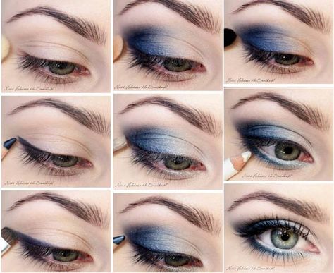 Work appropriate Smoky Eye Makeup Tutorial, Eye Makeup Steps, Beautiful Eye Makeup, Makijaż Smokey Eye, Makeup Tutorial For Beginners, Elegant Makeup, Trendy Makeup, Eye Makeup Tips, Gorgeous Eyes