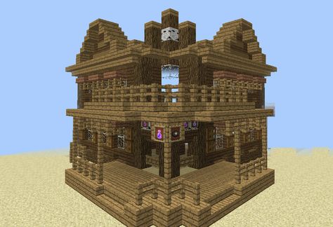 Wild West Saloon - GrabCraft - Your number one source for MineCraft buildings, blueprints, tips, ideas, floorplans! Minecraft Schematics, Wild West Saloon, Minecraft P, Minecraft Kitchens, Minecraft Building Blueprints, Minecraft Building Guide, Houses Minecraft, Minecraft Images, Minecraft Structures