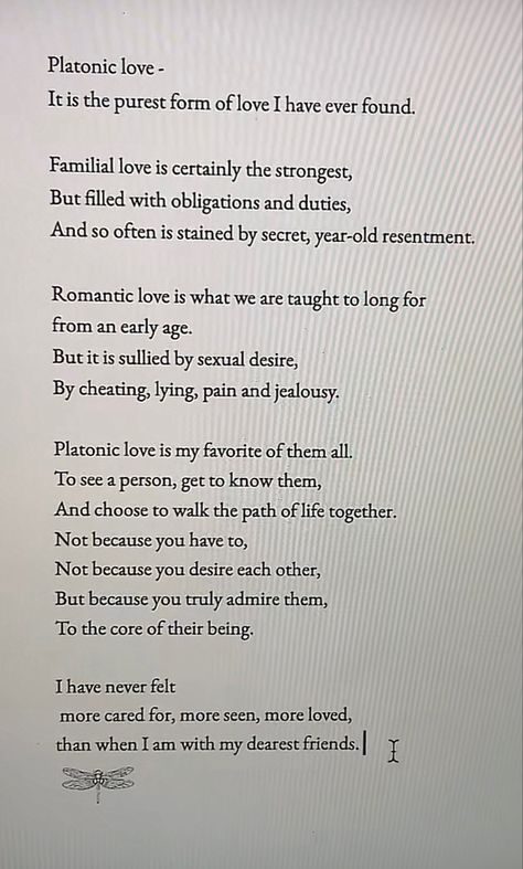 Platonic Love Poetry, Platonic Love Poems, Platonic Love Aesthetic, Platonic Love Quotes, Platonic Soulmates, Literary Fiction Books, Friend Poems, Platonic Love, Creativity Exercises