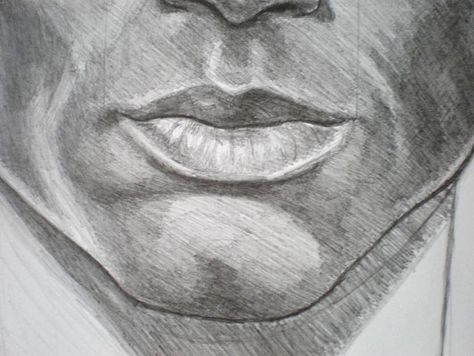 Men Lips Drawing Guys, Male Mouth Drawing, Male Lip Drawing, Male Lips, Male Body Drawing, Drawing Lips, Lips Sketch, Draw Lips, How To Draw Realistic