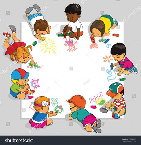 Group of happy children draw on a large sheet of paper. #Ad , #affiliate, #children#happy#Group#draw Children's Day Greeting Cards, Children's Day Wishes, Drawing Children, Children Day, Children Drawing, Kids Background, Happy Children, Happy Children's Day, Preschool Graduation