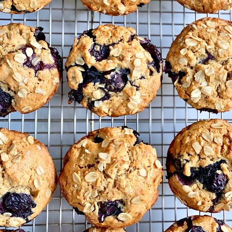 50+ Things to Bake This Weekend | Kitchn School Day Breakfast, Oatmeal Muffin Recipes, Blueberry Oatmeal Muffins, Blueberry Oat, Easy Oatmeal, Oat Muffins, Cinnamon Oatmeal, Blueberry Oatmeal, Muffin Recipes Blueberry