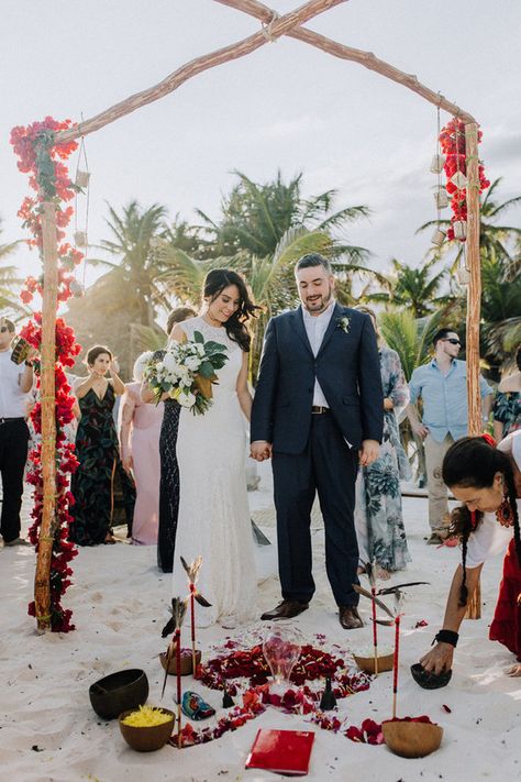 We have already met a shaman we connect with, Charlie, and he said he is available on our date. We have watched several videos of his ceremonies, they are absolutely beautiful! Tulum Mexico Wedding, Mayan Wedding, Wedding Design Board, Belize Wedding, Tulum Wedding, Wedding Party Ideas, Sophisticated Wedding, Fantasy Wedding, 100 Layer Cake