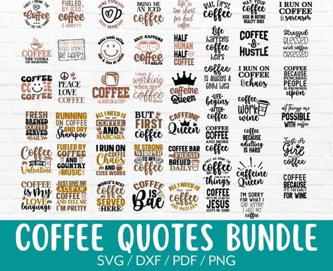 Thank You! Limited Time Offer SVG Mega Bundle - Awesome Alice Coffee Mug Sayings Cricut, Cute Coffee Sayings, Coffee Cup Sayings, Coffee Lover Quotes, Coffee Sayings, Coffee Quote Svg, Designs For Cricut, Beautiful Decorations, Tassen Design